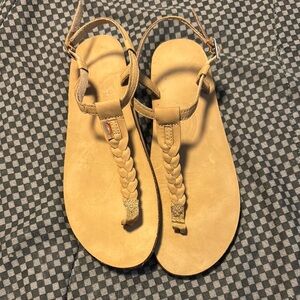 Rainbow Tan Women’s Braided Sandals